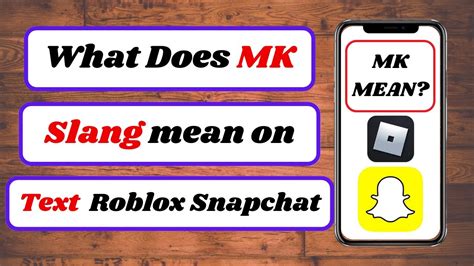 mk meaning snapchat